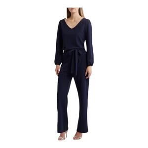 Nikki Lund Jumpsuit Aileen long sleeve blue size Medium M